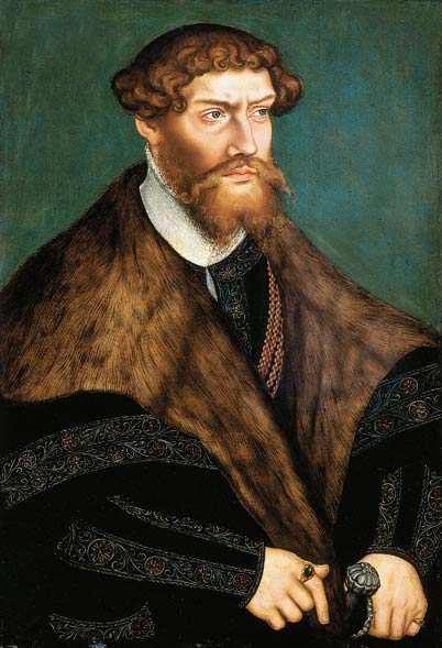 Lucas Cranach the Younger Portrait of Philip I, Duke of Pomerania.